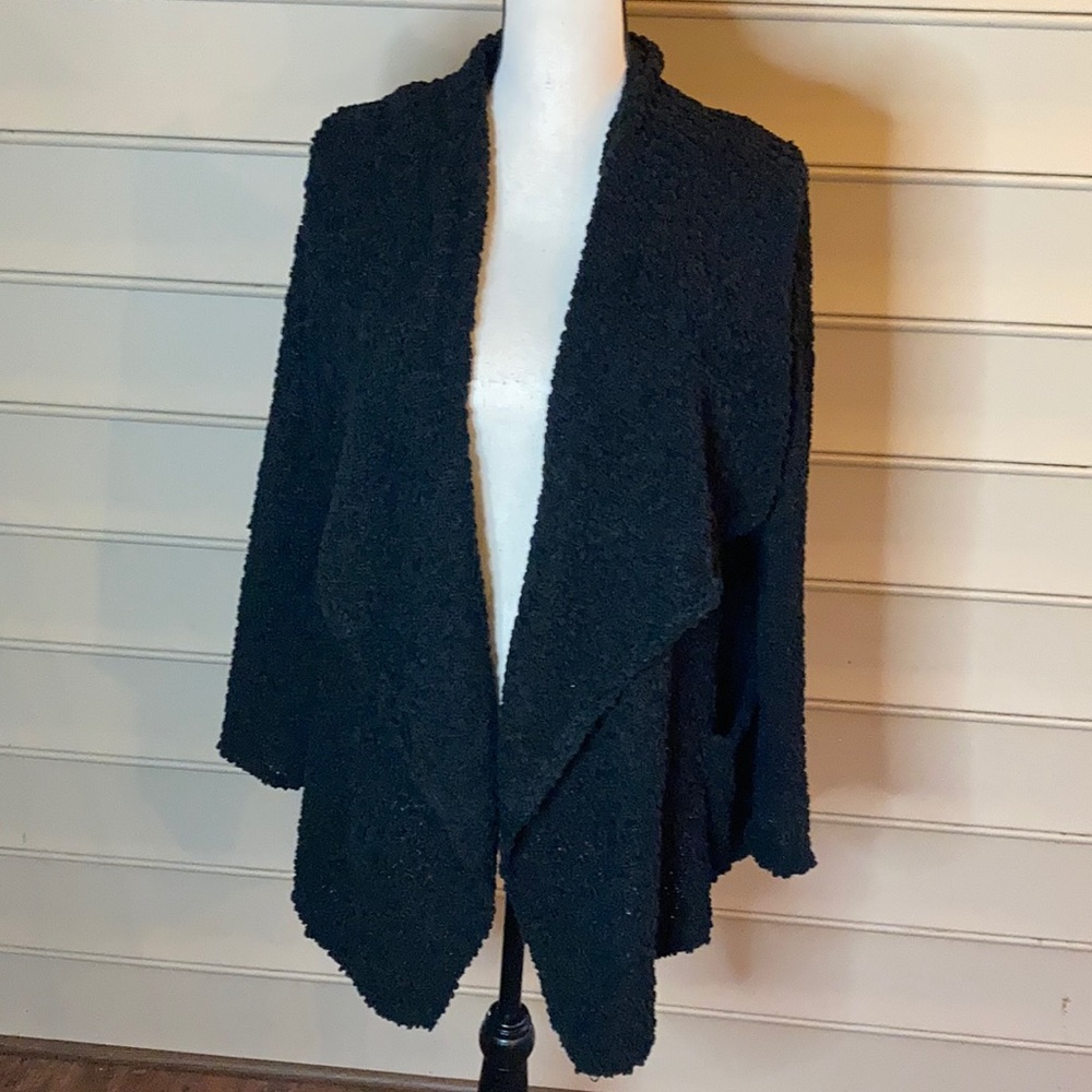 NWT Bobeau Drape Front Wrap Convertible Sweater - Picture 3 of 7
